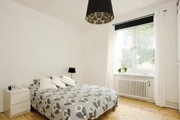 dormitorio apartamento nordico