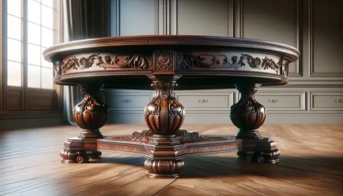 mesa de centro siglo XVIII