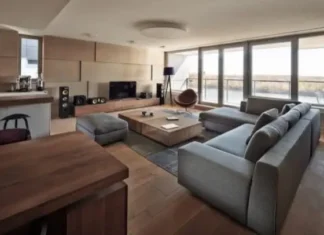 decoración apartamento Riverpark sala