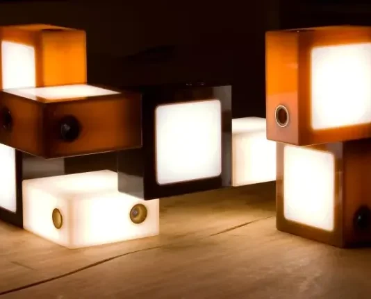 TwistTogether chocolate lamp