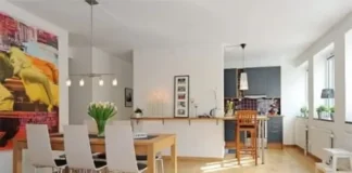 apartamento sueco sala de estar