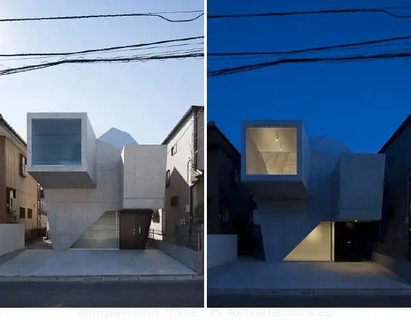 Casa moderna en Abiko Japon