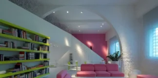 Pink House moderna decoracion