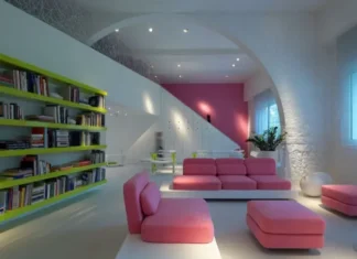 Pink House moderna decoracion