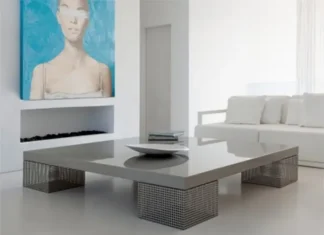 mesa de centro industrial Baltus