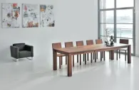 mesa de madera maciza Living