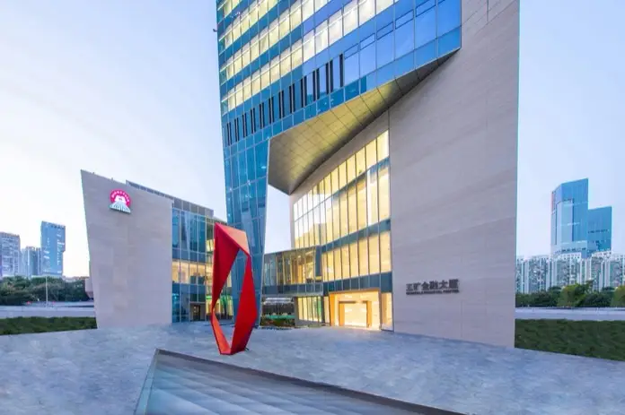 China Minmetals Tower niveles inferiores