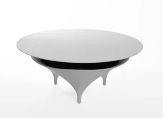 mesa de centro con música Acoustable