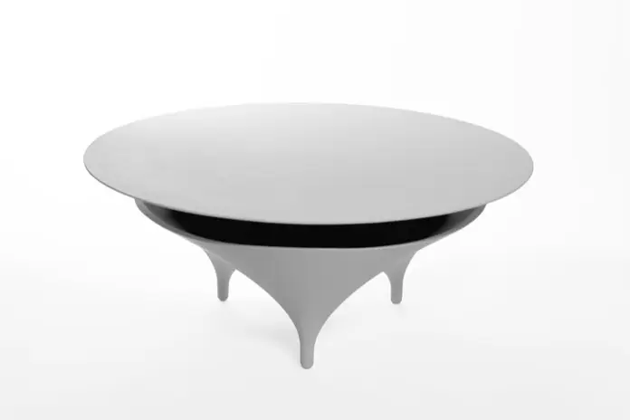 mesa de centro con música Acoustable